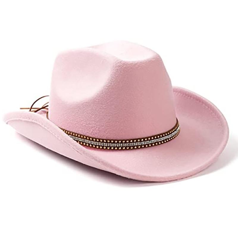 

Cowboy Hat Casual Knight Hat Disco Prom Props for Bachelorette Party рожевий