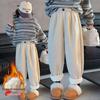 Alpaca Wool Fleece-Lined Children's Winter Pants, 2025 New Style, for Middle and Older Kids.