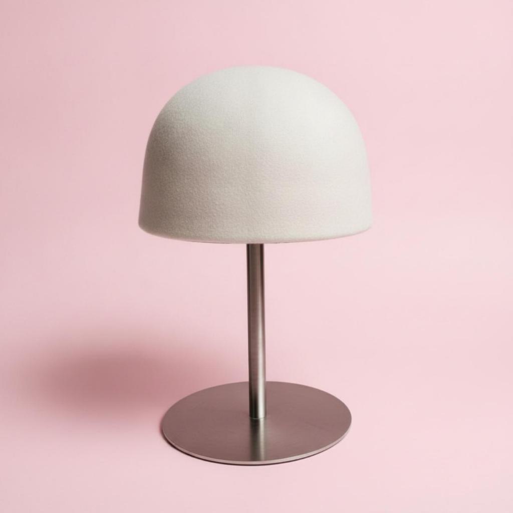 Hat and Hairpiece Holder Stainless Steel Base Display Head Detachable Design