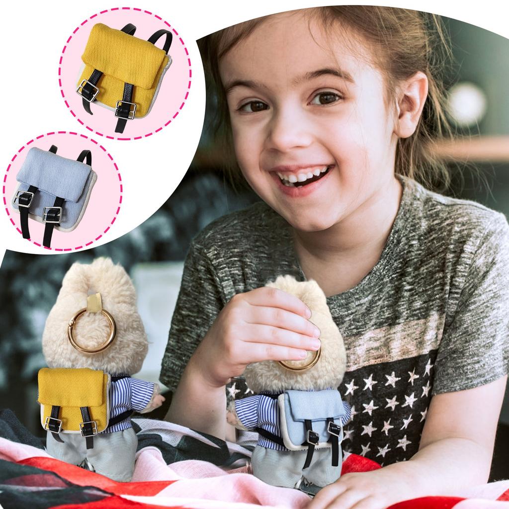 Cute Dress Up Accessories, Miniature Backpack For 17cm Dolls, Doll Accessories Pack For 17cm And 15cm Labubu