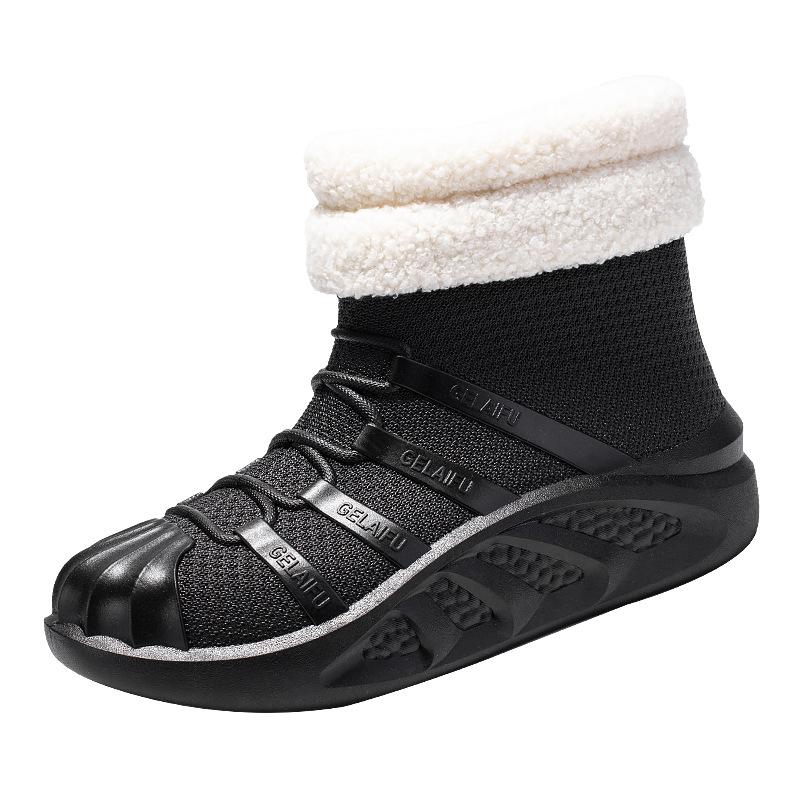 Men's rain shoes short tube fashionable and comfortable outer wear rubber shoes waterproof, non-slip and wear-resistant low rain boots in rainy days