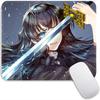 Small Mouse Pad Anime Demon Slayer Gamer Edge Stitched Standard Gaming Mousepad Travel Mouse Mat Non-Slip Office Mousemats