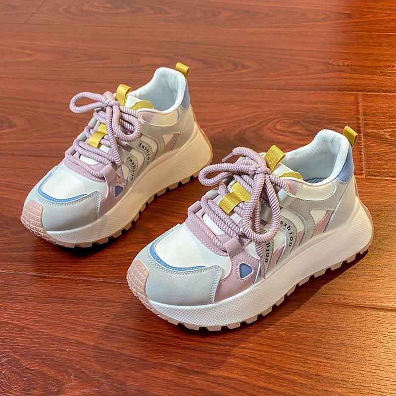 Is the new Forrest Gump shoes women's summer student sports running shoes casual shoes platform heightening shoes