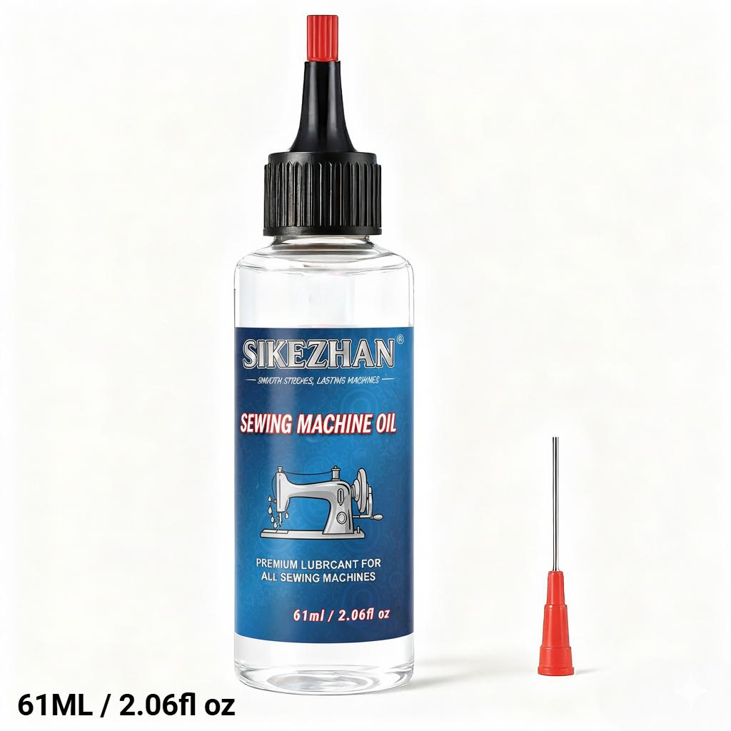 61ml Universal Sewing Machine Oil. Precision Needle Pen Lubricant for Clippers, Locks & Repair Tools. Anti-Rust & Noise Free
