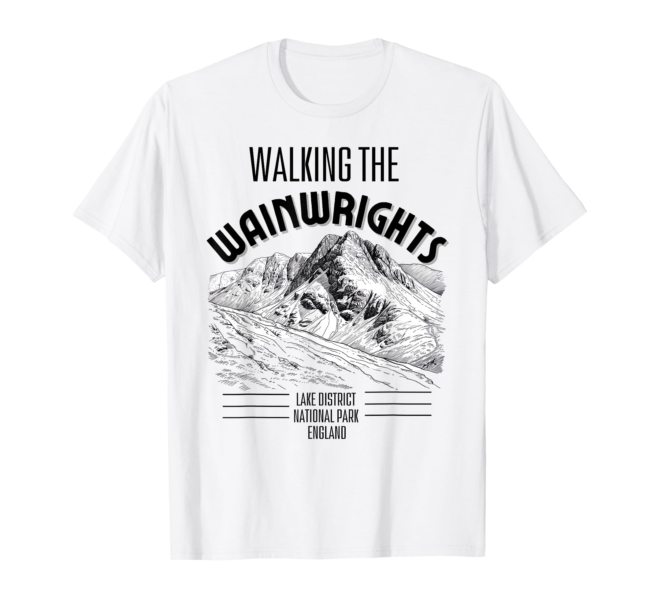 

Wainwrights Walking in the Lake District National Park England T-Shirt