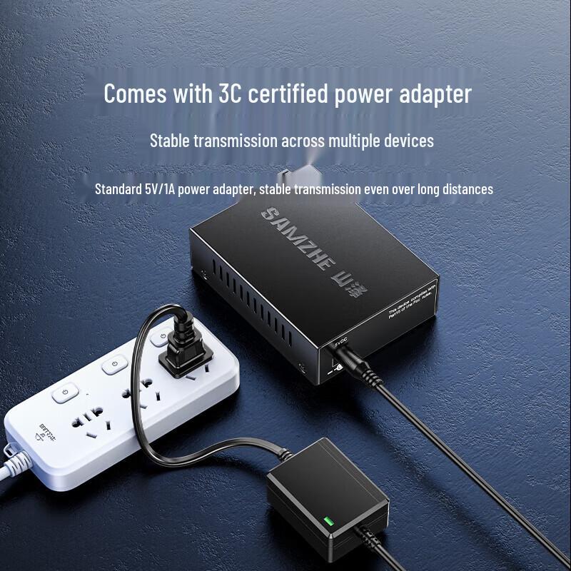 SAMZHE Gigabit Single Mode Single Fiber Optic Transceiver