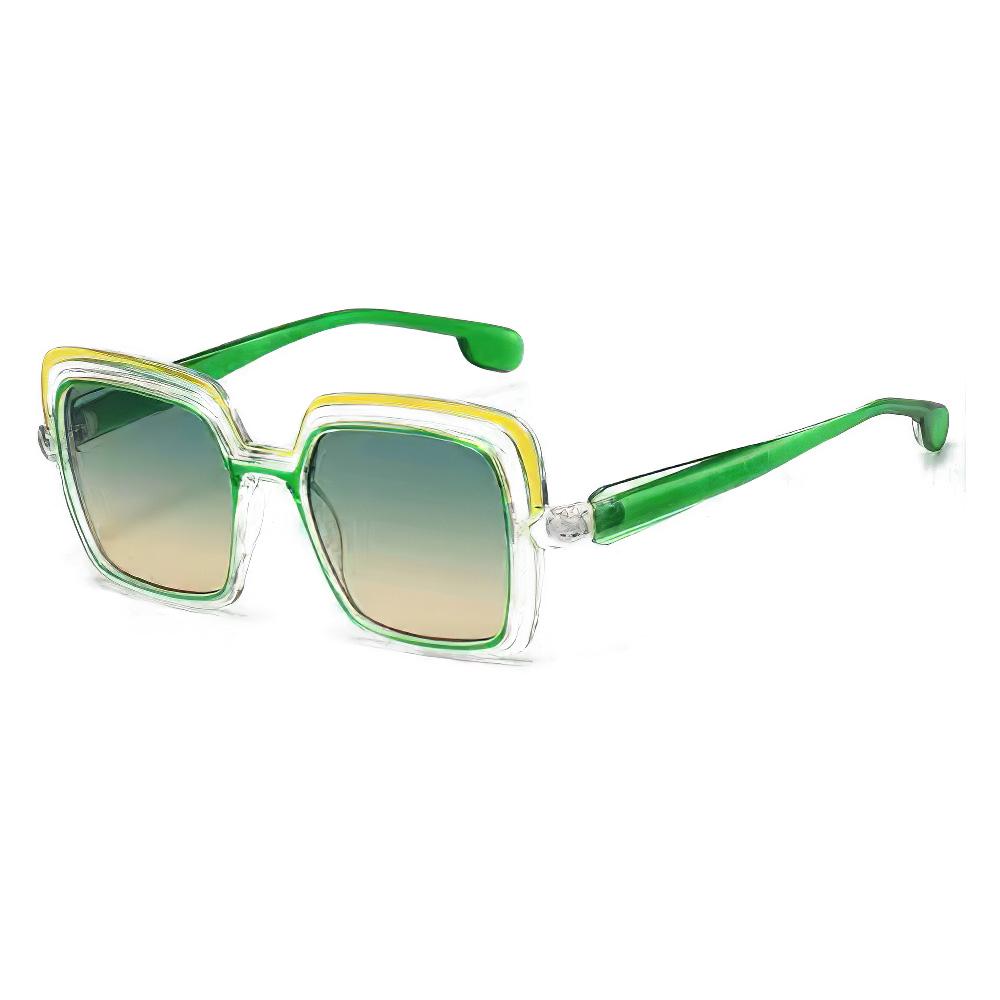 Double Frame Transparent Frame Sunglasses For Women Personalized Accessories Light Luxury Avant-Garde Design Sunglasses Women