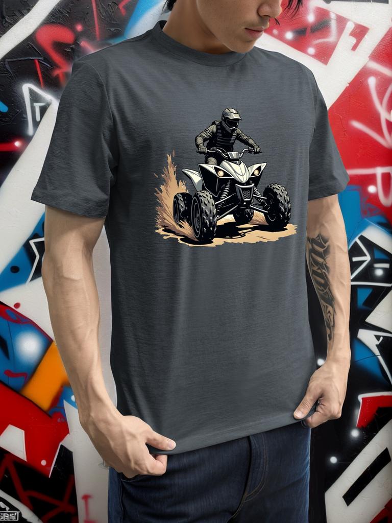 ATV Rider Extreme Adventure OffRoad Motorcycle Quad TShirt 100 Cotton ONeck Short Sleeve Summer Casual Unisexs Tshirt