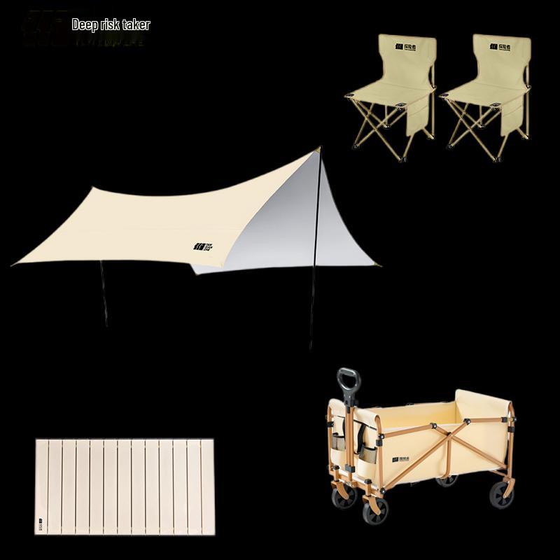 Explorer Outdoor Camping Set with Canopy and Cart