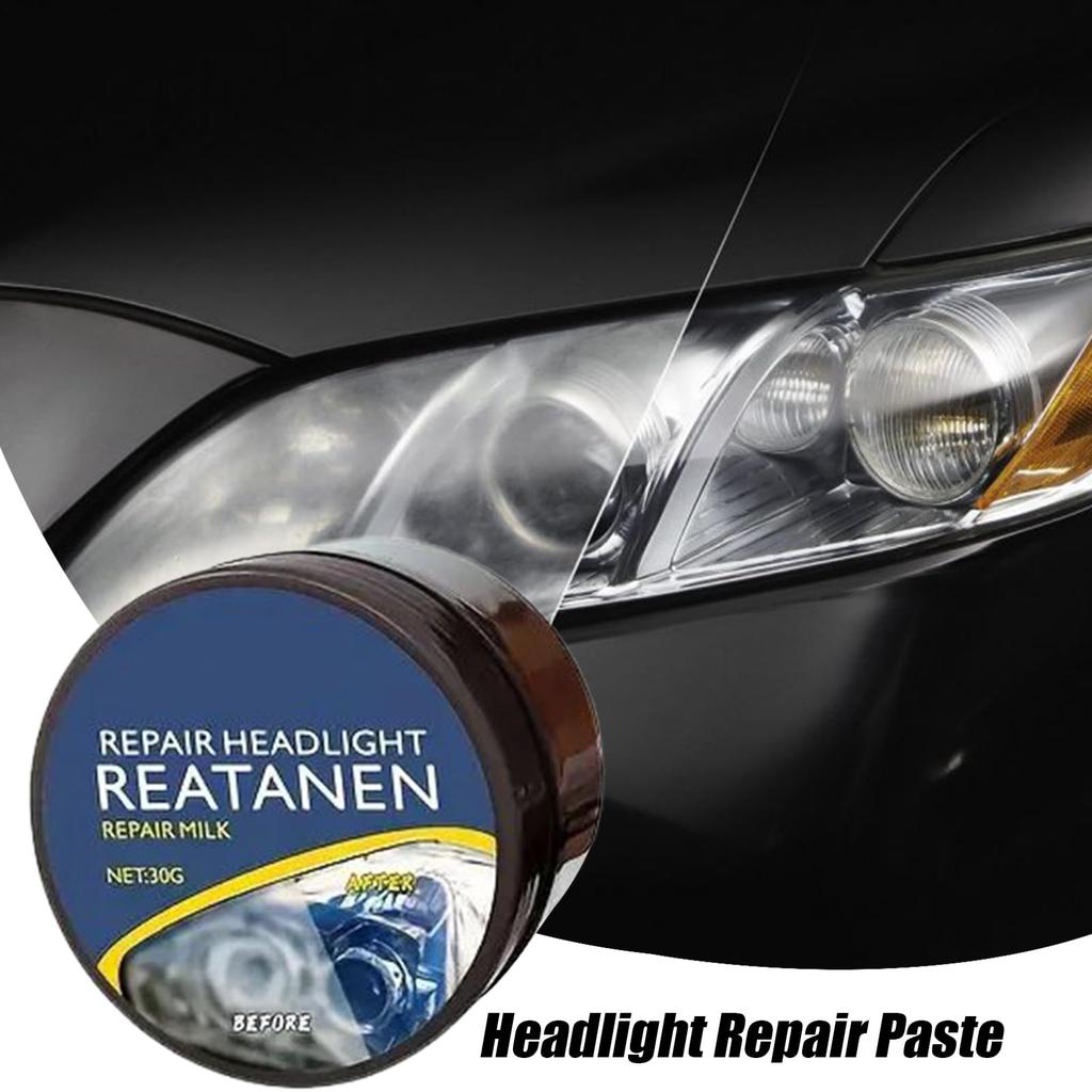 Headlight Repair Kit Car Light Kit Remove Yellowing and Scratches Polish Clear Light
