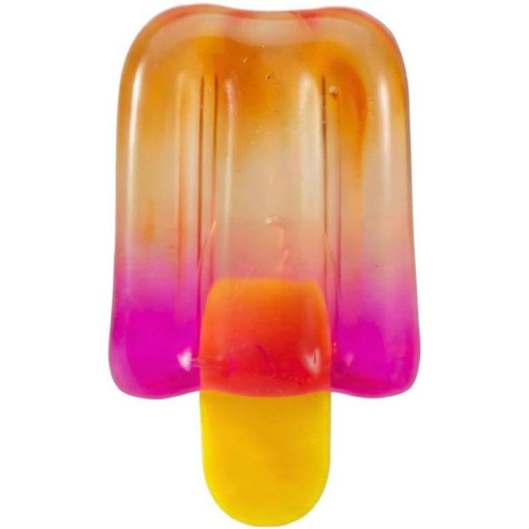Divertente Giocattolo Spremibile Gelato in TPR Super Morbido Colore Degradé Sollievo dallo Stress Giocattolo Morbido Fidget Sicuro per Bambini Adulti Regalo Creativo per Feste
