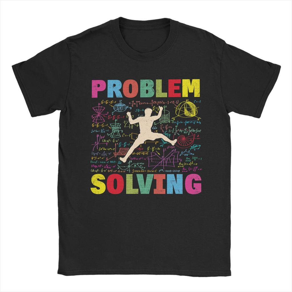 Problem Solving Climber Funny Nature Outdoors Rock Climbing TShirt Unisex Cotton Tee Shirt Round Collar Short Sleeve T Shirts