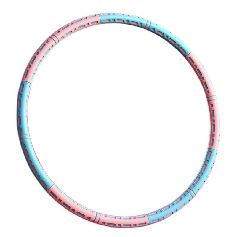 1 Piece Detachable Stainless Steel Sport Hoops Fitness Weighted Hoop Detachable Fitness Hoop for Adults and Teenagers