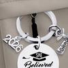 Keychain Pendant Class of 2026 Durable Stainless Steel Keepsake Nursing Law Students Keychain