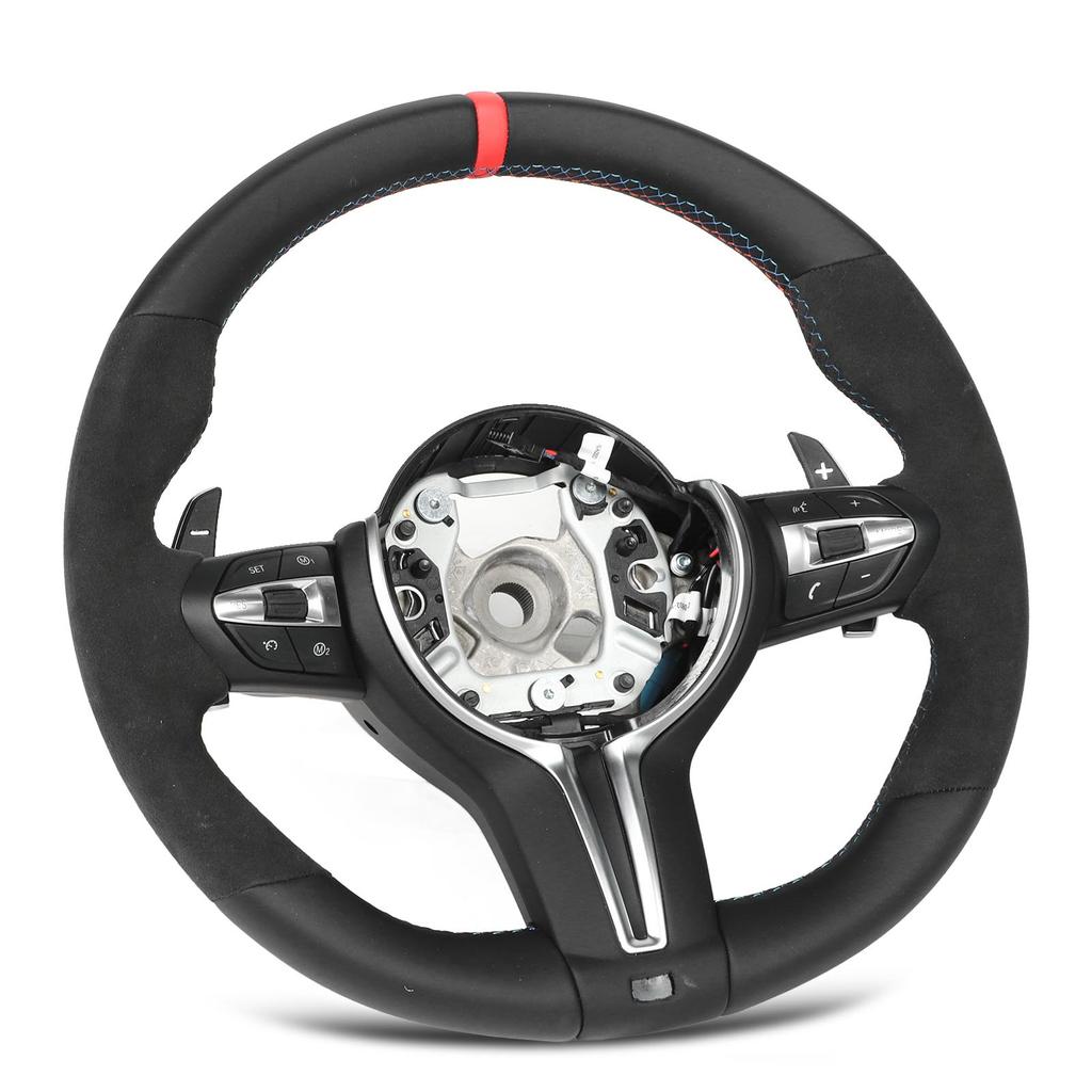 MP V2 Nappa Leather Suede Steering Wheel Wiith Finger Ridges for M5 M6 F10 F12 F13 F06 M Sport