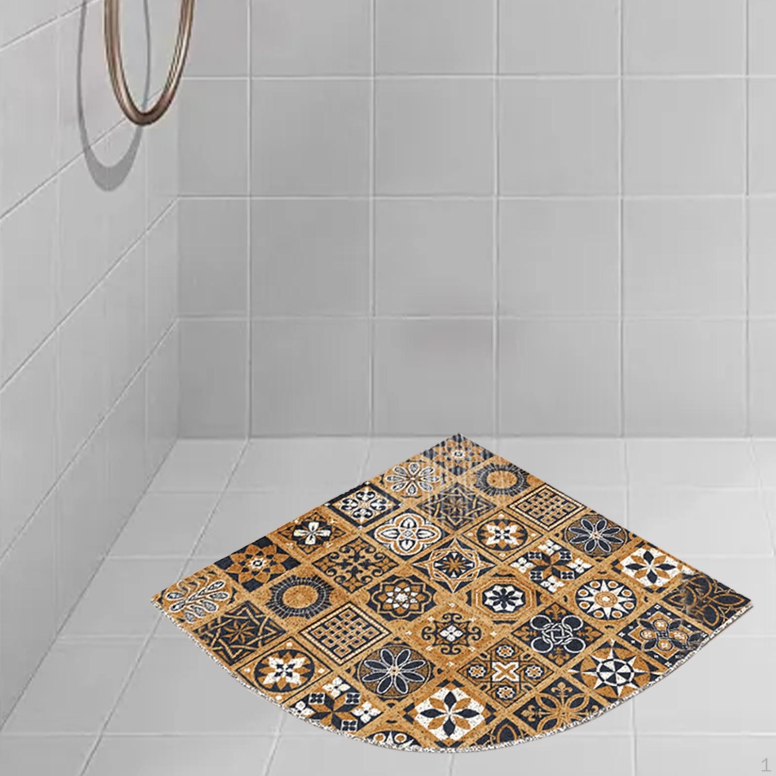 

Угловой коврик для душа, быстросохнущая ванна, комфортная мочалка для ванной, секторная мочалка для отеля