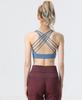 Uarun Women's Sports Bra: Beautiful Back, Cross Eight Straps, High Elastic, Comfortable, Naked Feeling Yoga Bra