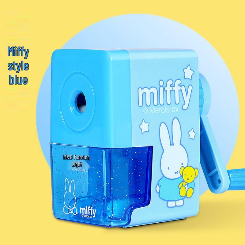 Miffy Cartoon Morning MG 906E3 Manual Light Pencil Sharpener for Children & Students
