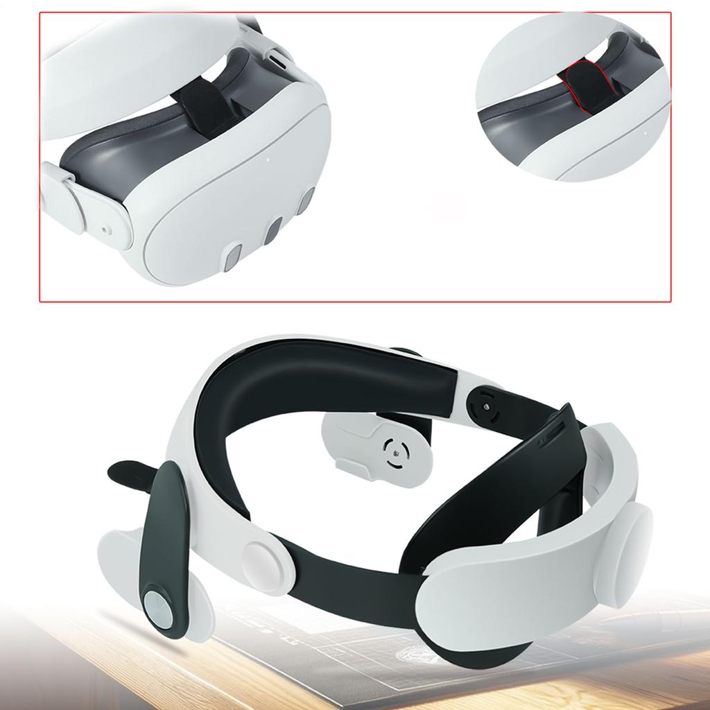New VR Accessories Breathable Replacement Strap Adjustable Head Strap for Meta quest 3 Headband