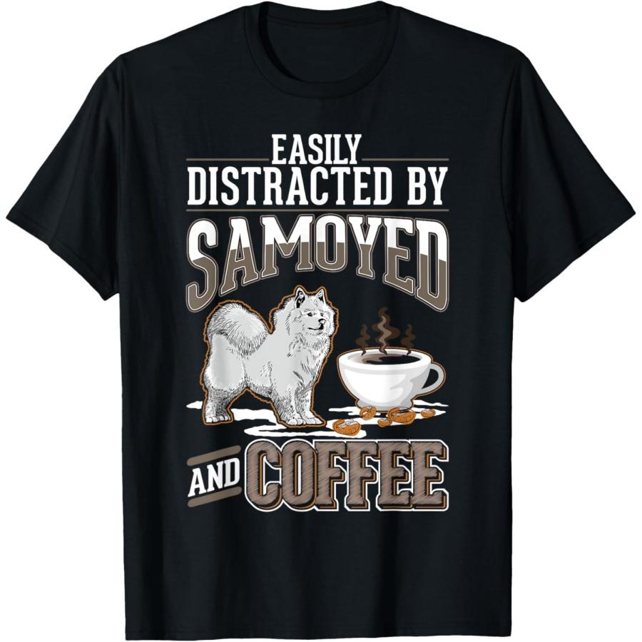 Samoyed And Coffee Samoyede T-Shirt S