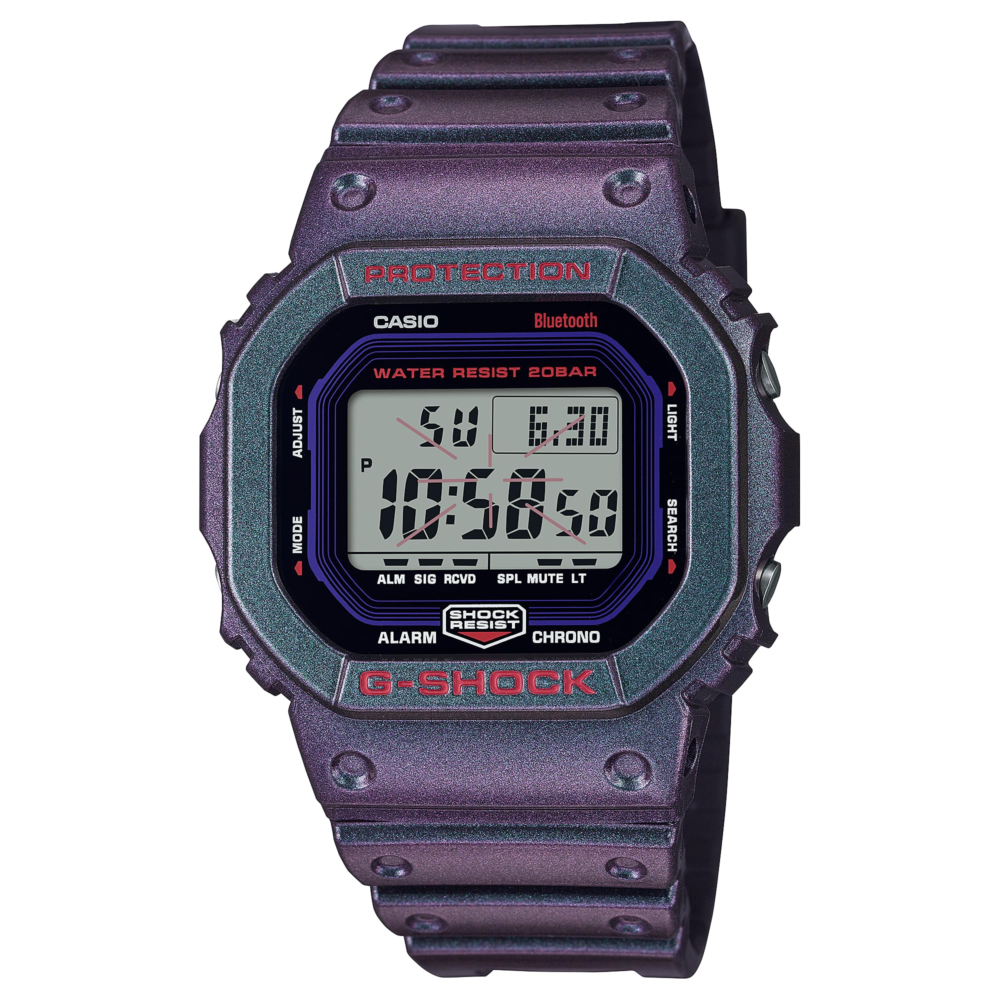 

Casio watch overseas model G-Shock DW-B5600AH-6 men s [item]