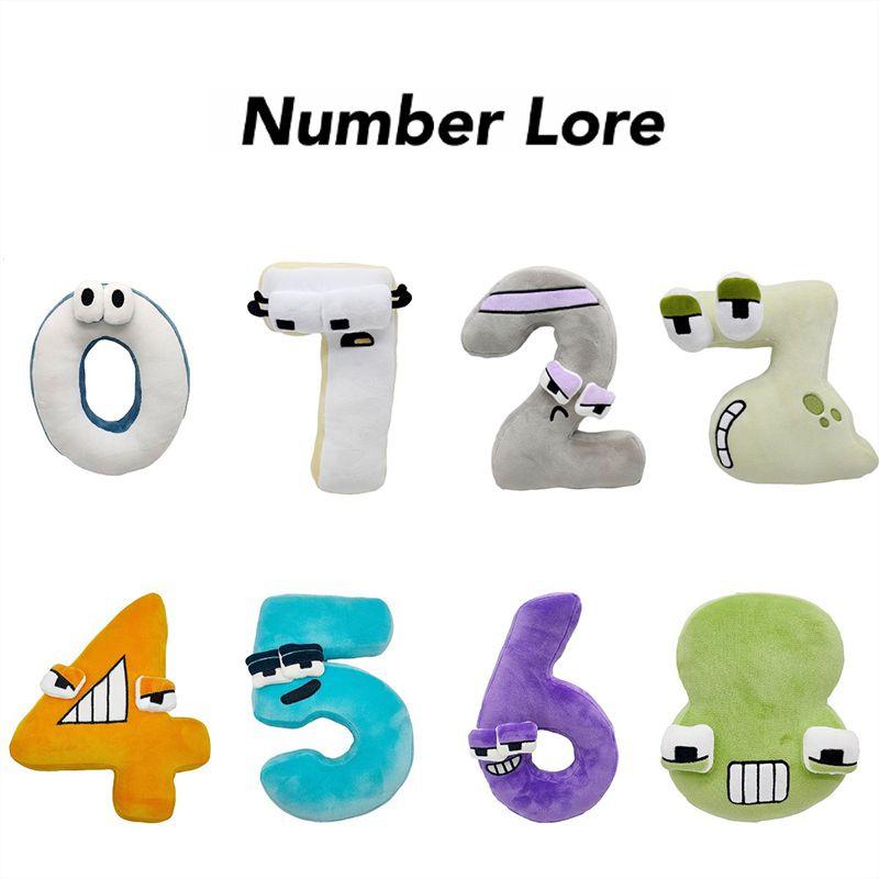 Adorable Number Lore Plush Baby Doll Soft Stuffed Educational Toy Home Decor Xmas Gift