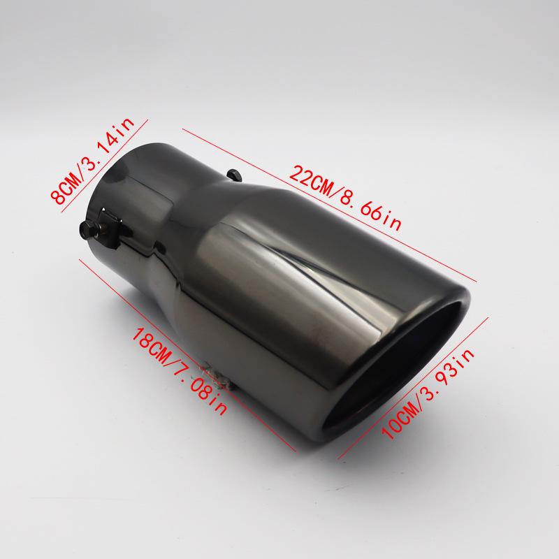 Stainless Steel Tailpipe for Crown 07-17, Camry 10-18, Reiz S6 18, Prado 2700