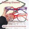 Ultralight Large Frame Anti Blue Light Presbyopia Glasses Cat Eye Reading Glasses Fashionale Trendy Cat Eye Far Sight Eyeglasses