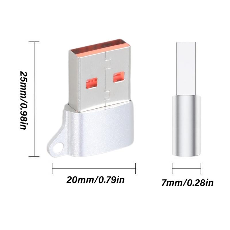 Highly Speed USB C to USB A Adapter, Male to Female Converters for Quick Charging &Syncing Works with Smartphone Tablet