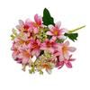 Artificial Flower 18 Forks Realistic Vivid Floral Arrangement Table Scene Artificial Flower