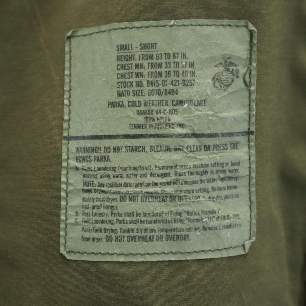 US ARMY 90s GEN Late GORE-TEX Woodland Camo ECWCS Old Mountain Parka Men's Used