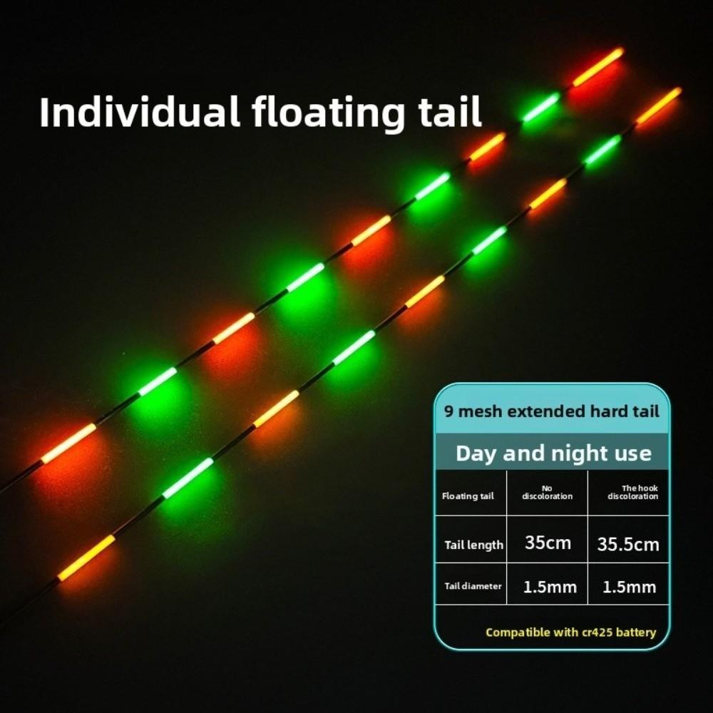 Super Bright LED Fishing Smart Float Top Luminous Induction Electronic Floats Buoy Ultra Sensitive Night Fishing Float Top