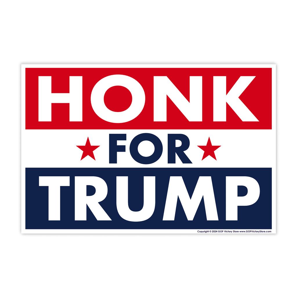 2024 Yard Signs, Honking To Celebrate , 18 Inches X 12 Inches