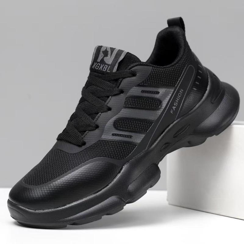 

Обувь парные модели осень новая дышащая дышащая сетка повседневная обувь легкая и удобная отскок платформа спортивная обувь 44 черный серый
