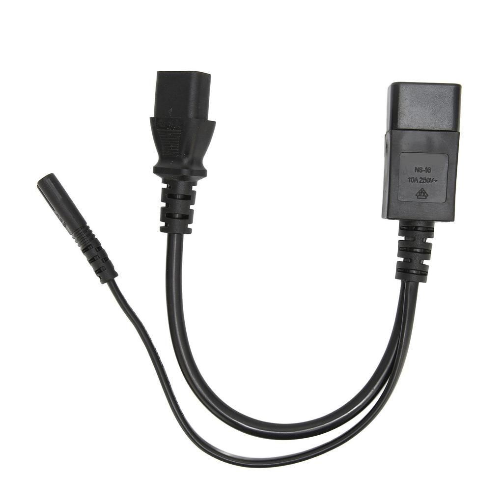 IEC320 C14 Male To C13 C7 Female Power Cord Waterproof IEC320 Power Cable for Projectors 100‑250V