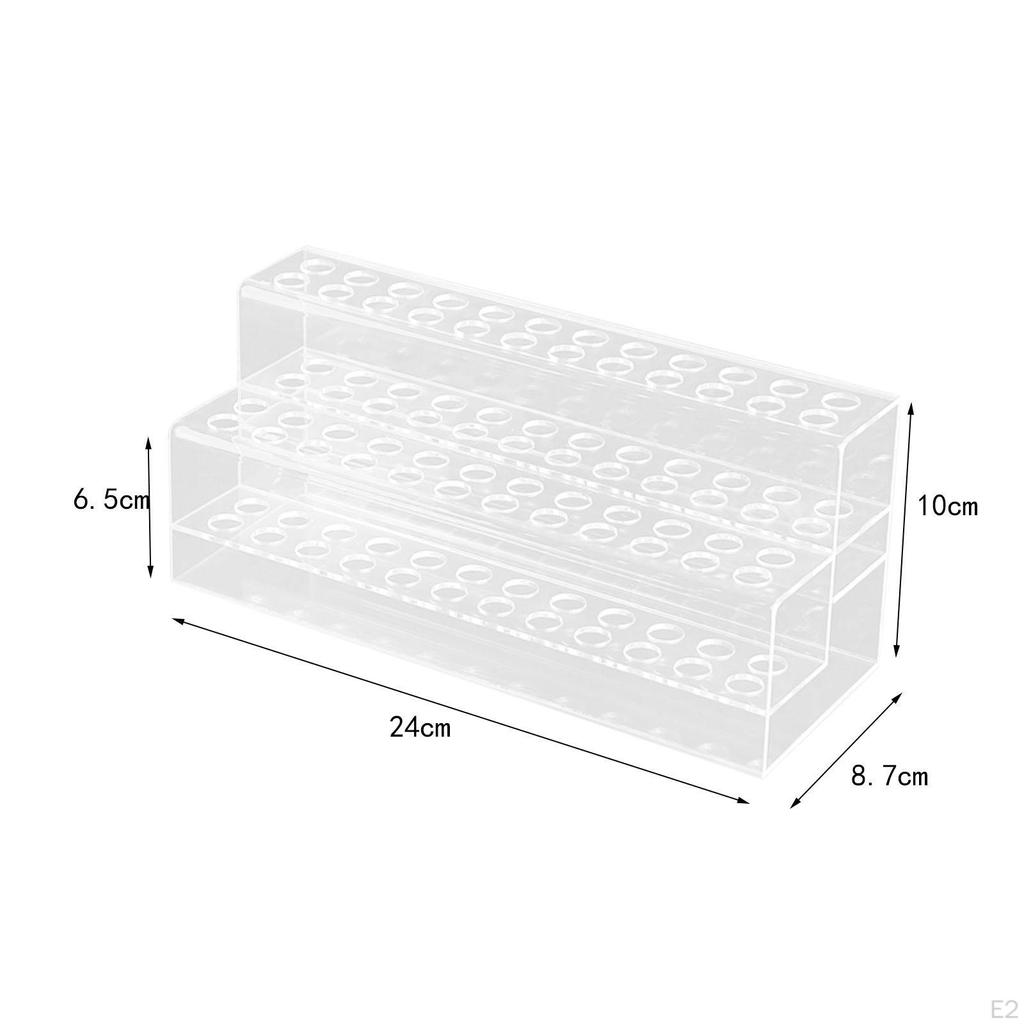 Acrylic Eyebrow Pencil Holder, Transparent Stand