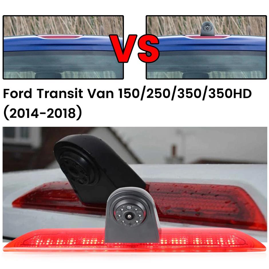 AHD CCD 1080P LED Brake Light Car Rear View Reverse Backup Camera For Ford Transit Van F150/F250/F350 Transit Jumbo 2014-2019