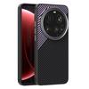 ABEEL For Xiaomi 15 Ultra Magnetic Case Carbon Fiber Texture TPU PC PU Phone Back Cover