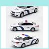 Alloy Car M5 Model 136 Scale Police Emergency Vehicle For Kids Collectors