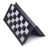 Portable Magnetic Travel Chess Set Folding Checkers Board Game Travel Magnetic Chess & Checkers Board Game Gifts
