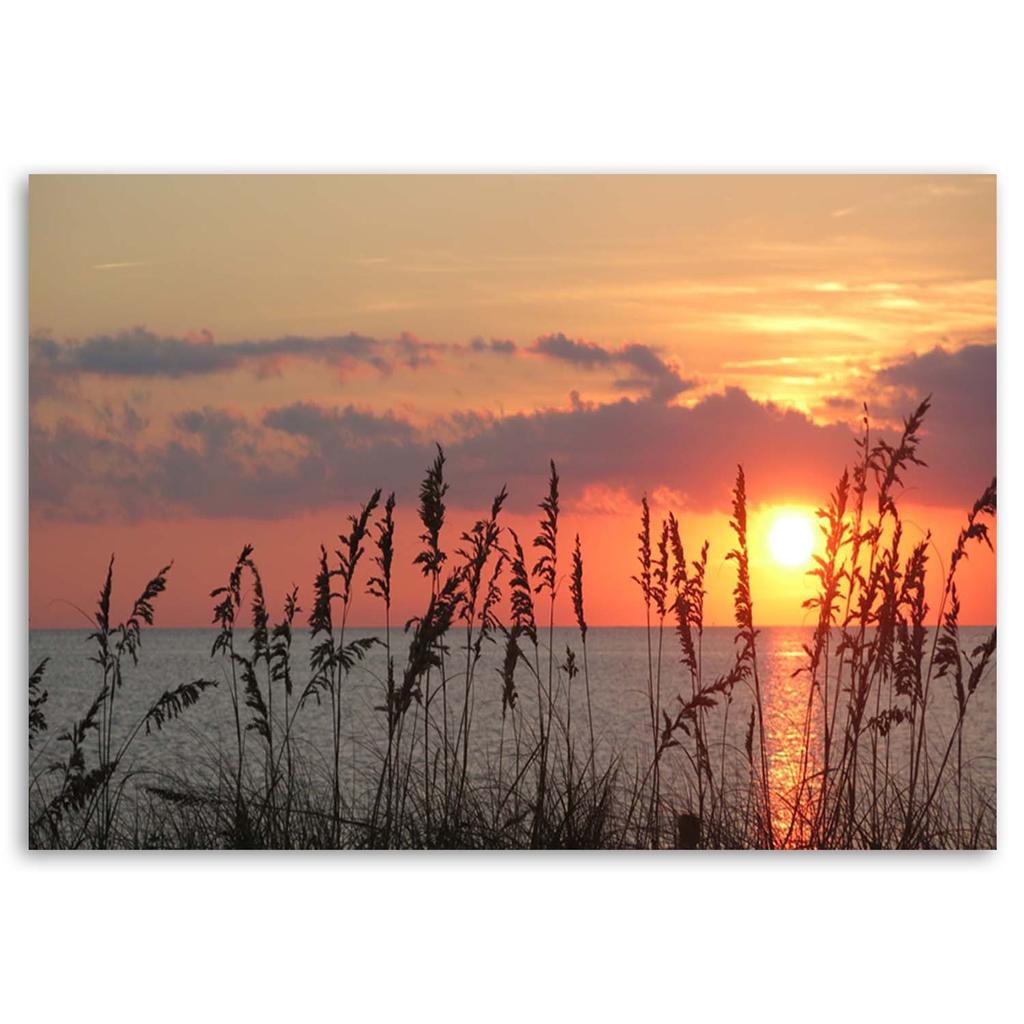 Leinwandbild, Sonnenuntergang Meereslandschaft