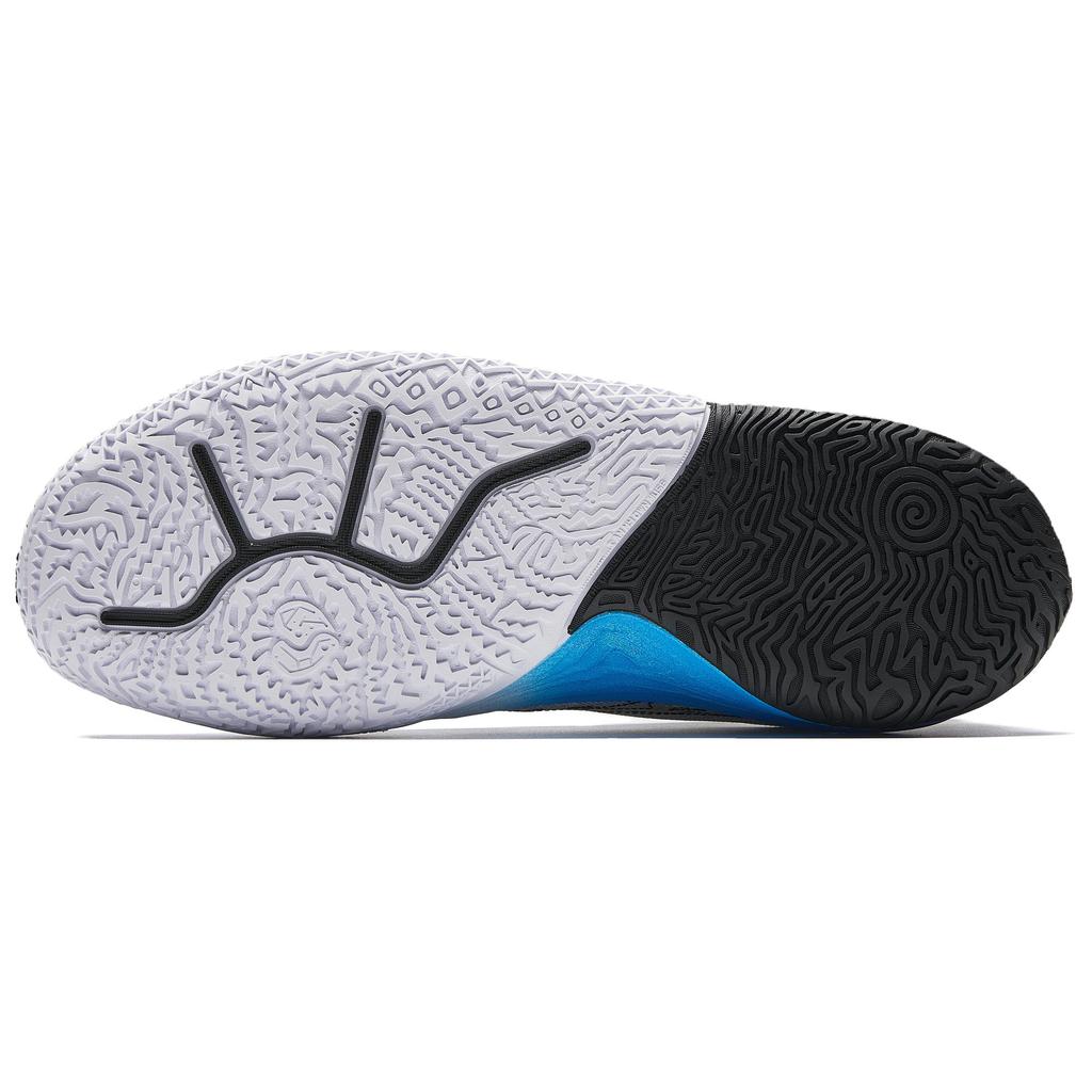 Nové Anta KAI 2 Tlumící, Oděru Vzdorné A Odolné Vlastnosti Nízké Basketbalové Boty Pánské Bílé Černé Modré 112531111S-1