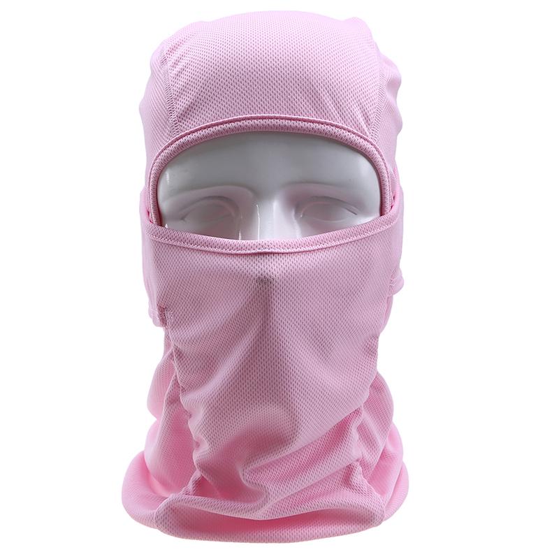 

Men Motorcycle Full Face Mask Balaclava Motorcycle Neck Warmer Winter Motorbike Cycling Ski Anti-UV Windproof Mask Women рожевий