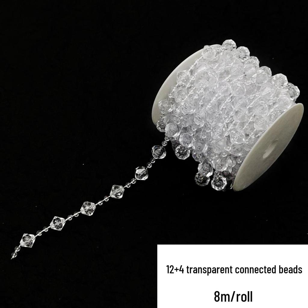 Double-Line Pearl Sunflower Snowflake Beads DIY Decoration