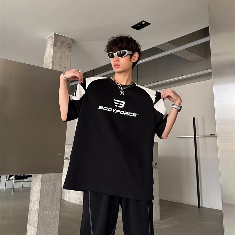 Men's T-shirt Tops Printed  Top Summer Casual Short Sleev