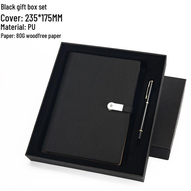 Custom Business Meeting Loose-Leaf Notebook Gift Set