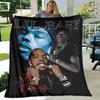 Hip -hop Singer Lil Baby Printing Blanket Children's Warm Blanket T Flange Blanket Home Travel Blanket Bed Linings Birthday Gift