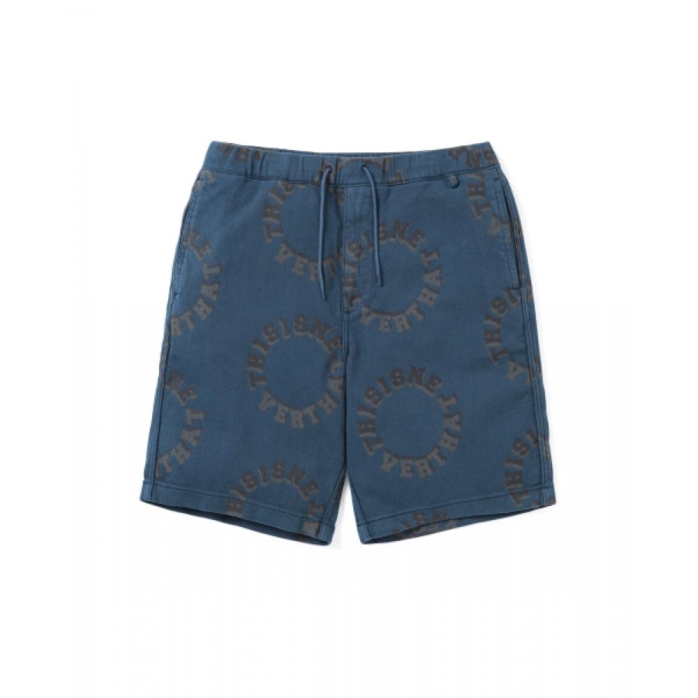 Thisisneverthat 2tone Logo Jacquard Short Blue S