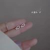 New Minimalism Earring 925 Silver Needle Allergic Protection Mini Small Heart Stud Earrings for Women Girls Jewellery