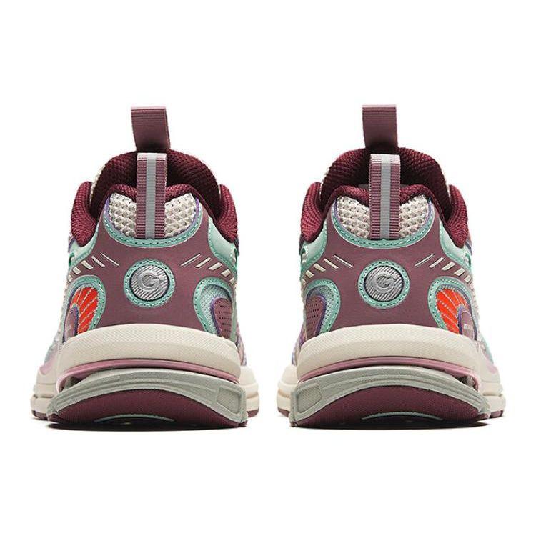 Anta Champion All-Weather Series Versatile Non-Slip Low-Top Running Shoes Women Sneaker Burgundy Purple 922345568A-3